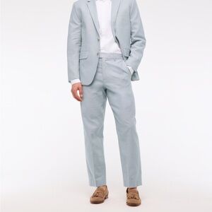 Men's Light Gray/Beige Suit Pants